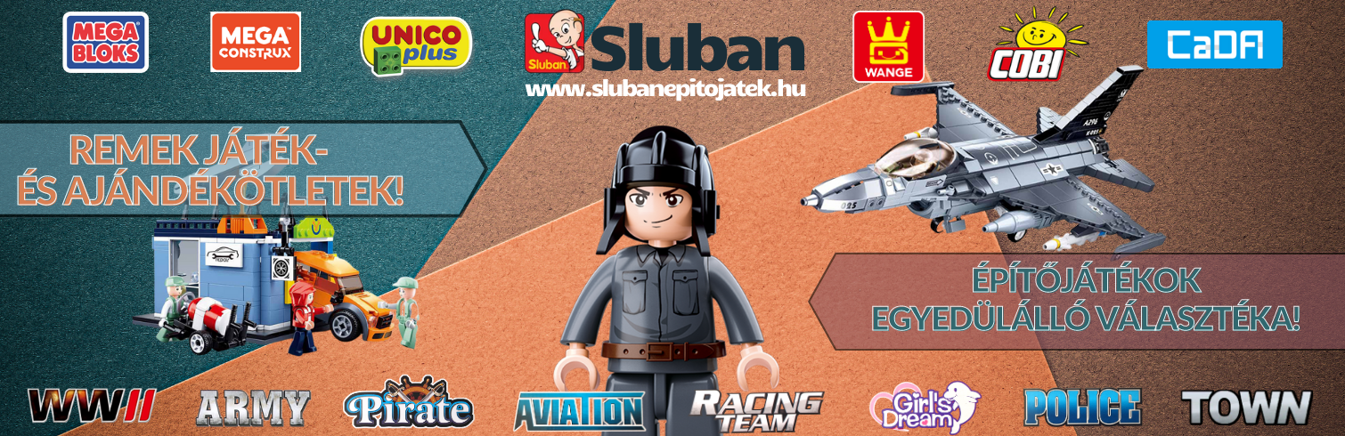 slubanepitojatek.hu a Sluban, Mega Bloks, Mega Construx építőjátékok áruháza