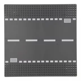   Sluban 25×25 cm-es utcai alaplap építőjátékokhoz - egyenes