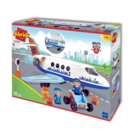   Abrick - Utasszállító repülőgép játékszett építőelemekkel az Écoiffiertől