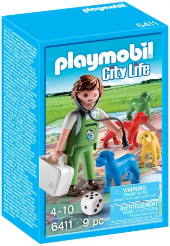 Playmobil - City Life Veterinary Clinic - Kisállat klinika társasjáték