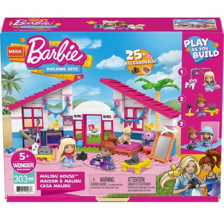 Mega Construx - Barbie tengerparti nyaraló építőjáték készlet