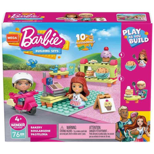 Mega Construx - Barbie cukrászda építőjáték készlet
