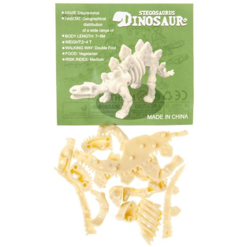 Dinoszaurusz csontváz építőjáték készlet - Stegosaurus 