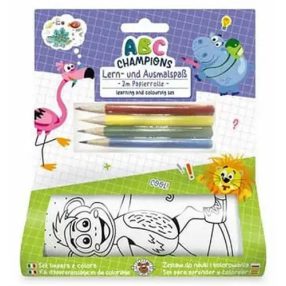   Trendhaus ABC Champions rajzoló készlet 2 méter papírtekerccsel, 14x16,5 cm