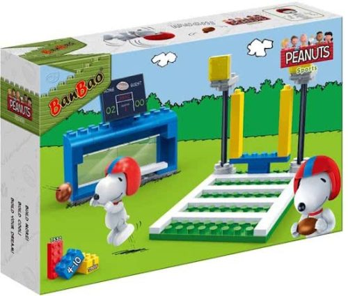 Snoopy amerikai foci építőjáték készlet