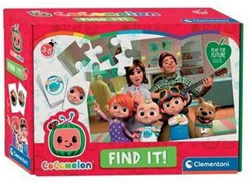 Clementoni - Cocomelon játékok és puzzle (24 darabos, 16x24 cm)