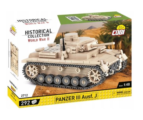 Cobi - Panzer III közepes harckocsi építőjáték készlet