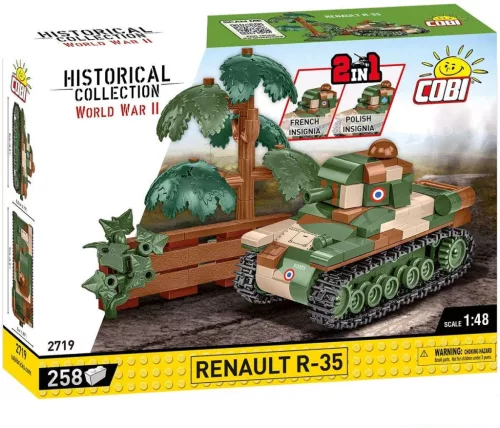 Cobi - Renault R - 35 tank építőjáték készlet 