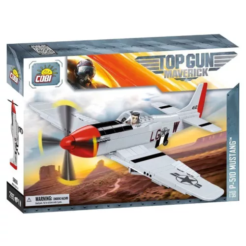 Cobi - Top Gun Maverick: Mustang P-51D kis vadászrepülő építőjáték készlet