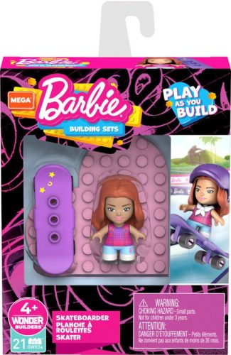 Mega Construx - Barbie gördeszkával építőjáték készlet