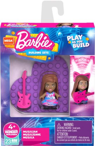 Mega Construx - Rocksztár Barbie építőjáték készlet