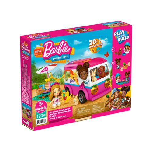 Mega Construx - Barbie kutyás kemping kaland építőjáték készlet