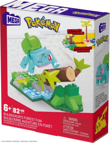 Mega Construx Pokémon - Bulbasaur az erdőben építőjáték készlet