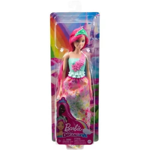 Barbie Dreamtopia - Rózsaszín hajú baba