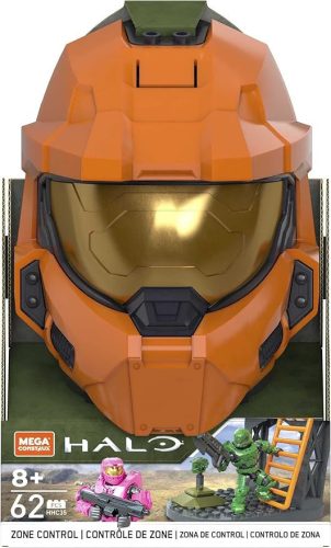 Mega Construx - Halo Micro akciófigura építőkészlet (narancssárga sisak)