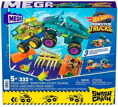 Mega Hot Wheels Monster Trucks - Kaszkadőrpálya készlet