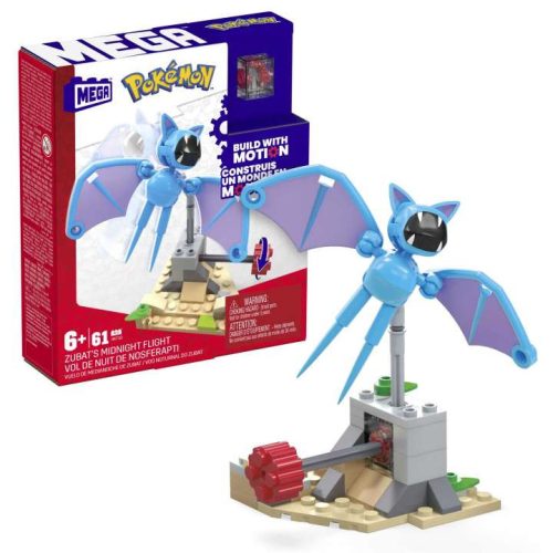 Mega Bloks Pokémon - Zubat éjszakai repülése  építőjáték készlet