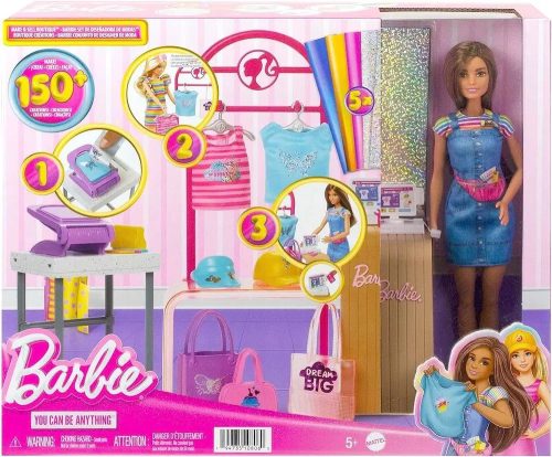 Mattel Barbie - Ruhatervező karrierbaba stúdióval