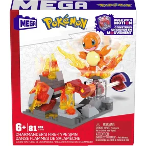 Mega Bloks Pokémon - Tűztámadás építőjáték készlet