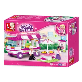   Sluban Girl's Dream - Utcai falatozó építőjáték készlet