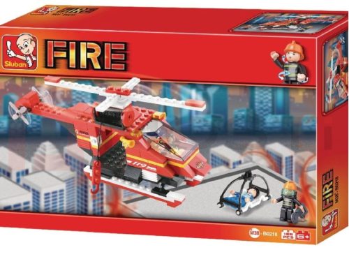 Sluban Fire – Tűzoltó helikopter építőjáték készlet