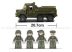 Sluban Army – Csapatszállító teherautó építőjáték készlet 4 figurával