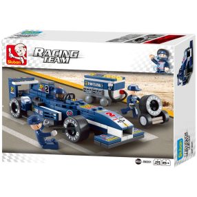   Sluban Formula 1 – Kék versenyautó építőjáték készlet