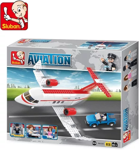 Sluban Aviation - Magánrepülőgép építőjáték készlet 