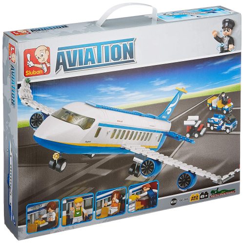 Sluban Aviation - Utasszállító repülőgép építőjáték készlet 