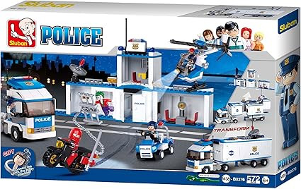 Sluban Police - Rendőrségi teherautó építőjáték készlet
