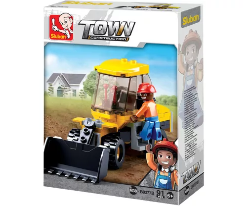 Sluban Town - Kis homlokrakodó építőjáték készlet