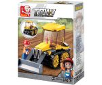   Sluban Town - Kis lánctalpas traktor építőjáték készlet