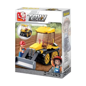   Sluban Town - Kis lánctalpas traktor építőjáték készlet