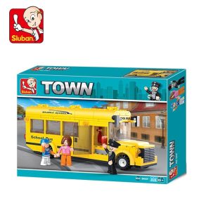 Sluban Town - Iskolás busz építőjáték készlet