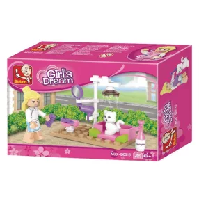   Sluban Girl's Dream - Cica szépségszalon építőjáték készlet