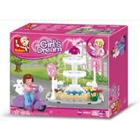 Sluban Girl’s Dream - Szökőkút építőjáték készlet