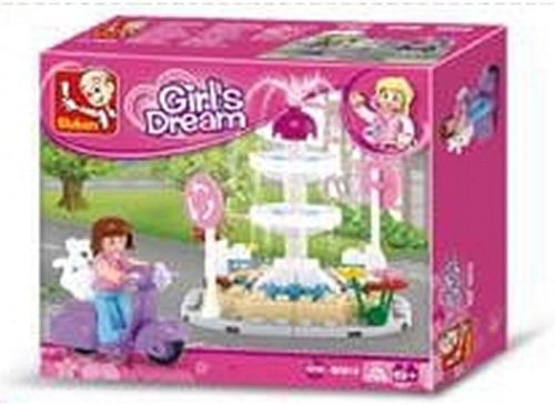 Sluban Girl’s Dream - Szökőkút építőjáték készlet