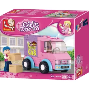   Sluban Girl's Dream - Kézbesítő kocsi építőjáték készlet
