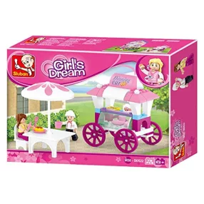   Sluban Girl's Dream - Büfékocsi építőjáték készlet