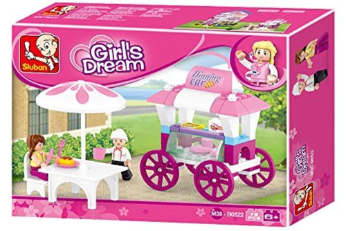 Sluban Girl's Dream - Büfékocsi építőjáték készlet