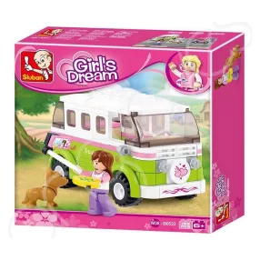   Sluban Girl’s Dream – Lakóautó építőjáték készlet
