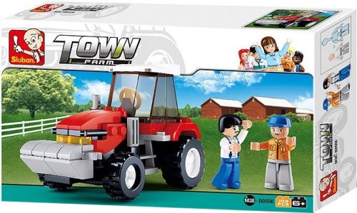 Sluban Town - Farm traktor építőjáték készlet