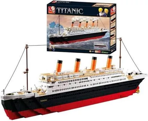 SLUBAN TITANIC nagy kreatív építőjáték készlet