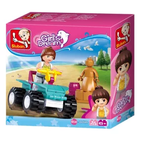   Sluban Girl’s Dream -Tengerparti kvad építőjáték készlet