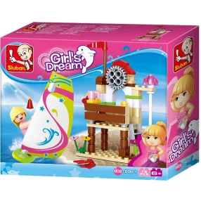  Sluban Girl’s Dream – Tengerparti szörf építőjáték készlet