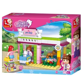   Sluban Girl’s Dream -Kisállatkórház építőjáték készlet