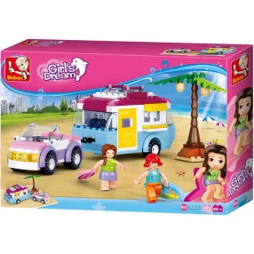   Sluban Girl’s Dream – Lakókocsis piknik építőjáték készlet