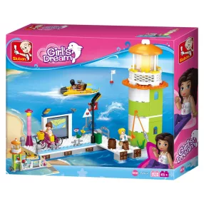   Sluban Girl's Dream - Világítótorony építőjáték készlet