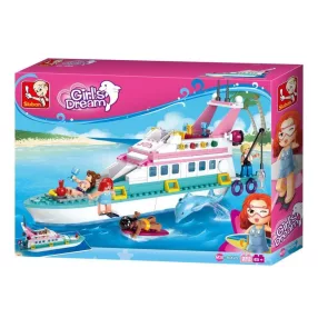   Sluban Girl's Dream - Luxus jacht építőjáték készlet