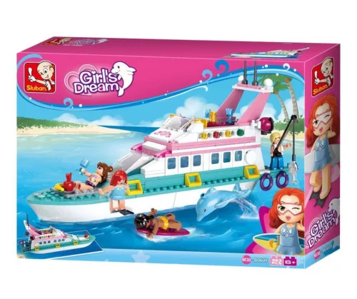 Sluban Girl's Dream - Luxus jacht építőjáték készlet